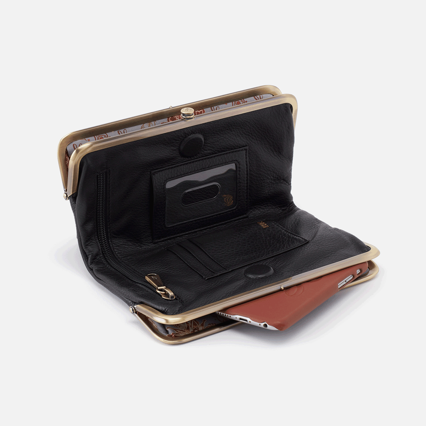 Hobo Womens Rachel Vintage Wallet Leather Clutch Purse (Black) : Amazon.in:  Fashion